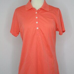 Women's Nike Golf Salmon Polo Shirt, Size M‎